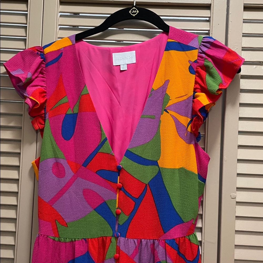Sugarlips Pink and Multicolor Dress - Picture 3 of 5